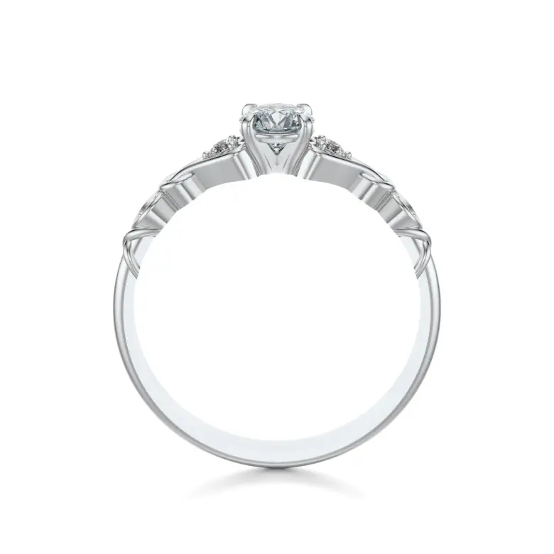 Pierścionek białe złoto z diamentami AJPZ_062